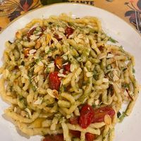 Busiate epiche at I Morgante Bottegabistro in Agrigento