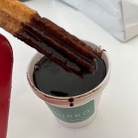 Churros w/vegan dipping sauce   at El Churro in New York City