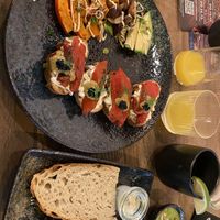 Breakfast with vegan salmon   at Heaven's Kitchen in Stuttgart