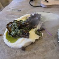 Selleriecreme mit Pesto und Pilzen   at Heaven's Kitchen in Stuttgart