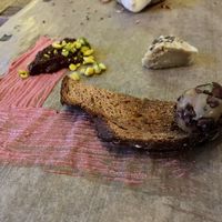 Käse mit Kirsch  at Heaven's Kitchen in Stuttgart