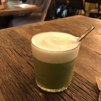 Matcha latte   at Heaven's Kitchen in Stuttgart