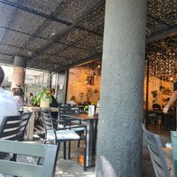 Outside seating at Heaven's Kitchen in Stuttgart