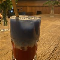 Blue Raspberry Matcha  at Heaven's Kitchen in Stuttgart
