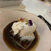 Sticky toffee pudding  at Pink Lettuce in Chester