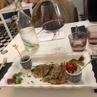 Potato pancakes   at Pink Lettuce in Chester