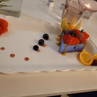 Spiralina cheese cake GF at Pink Lettuce in Chester