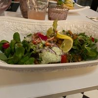 Sweet potato and chickpea boats at Pink Lettuce in Chester