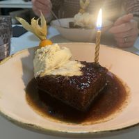 The best sticky toffee pudding   at Pink Lettuce in Chester