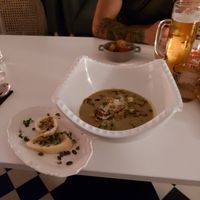 Mushroom soup at Pink Lettuce in Chester