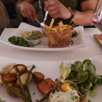 "Salmon" and tofish at Pink Lettuce in Chester