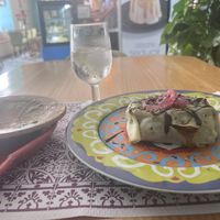 Hummus & Verdura Pastela  at PerlaAzul in Cordoba