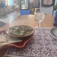 Hummus fez  at PerlaAzul in Cordoba