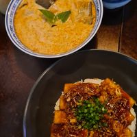 Curry und Teriyaki Tofu at Chay Vegan in Stavanger
