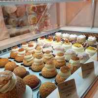 Pastries (one vegan option) at Jonathan Le Pâtissier in Nice