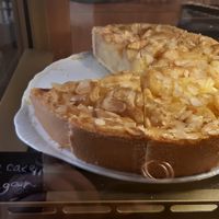 Vegan apple cake at Liberica Cafe in Prague