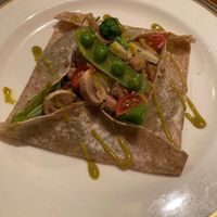 Taiwan-Style crepe  at Cafe Banmari in Mishima