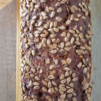 Whole-grain sunflower seeds bread at unendlich.BROT in Munich