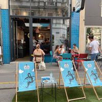 Entrance  at Coffee Junkie in Vienna