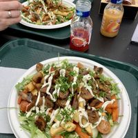 kapsalon champignons + kapsalon vegan chicken   at WeGoOn in Groningen