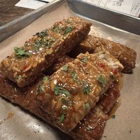 Tempeh wings with Thai chili sauce   at Equilibrium Brewery in Middletown