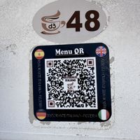 Menu QR-Code  at D3 Restaurante in Gran Canaria