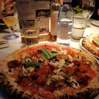 Pizza sin gluten y vegana at Grosso Napoletano Senza Glutine in Madrid