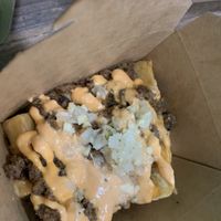 Fries with impossible   at Casa Borinqueña in San Francisco