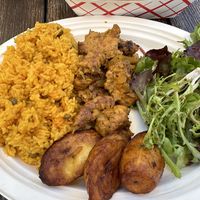 Chicken Sampler Plate  at Casa Borinqueña in San Francisco