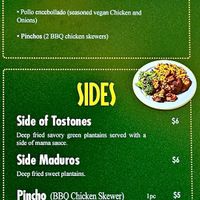 Sides and sample plate at Casa Borinqueña in San Francisco