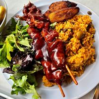 Sample plate at Casa Borinqueña in San Francisco