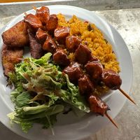 Sampler platter  at Casa Borinqueña in San Francisco