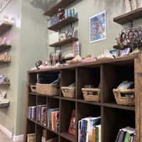Gift shop area  at Barely Vegans in New Rochelle