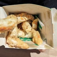 Vegan shrimp at Oowee Vegan in Brighton