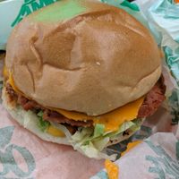 Smashburger at Oowee Vegan in Brighton