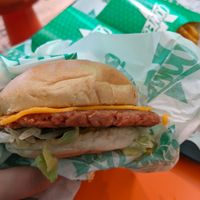 Smashburger at Oowee Vegan in Brighton