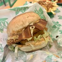 Another Big Bacon Swiss 👀  at Oowee Vegan in Brighton