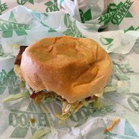 Big Bacon Swiss  at Oowee Vegan in Brighton