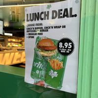 They even do a lunch deal!   at Oowee Vegan in Brighton