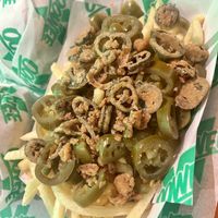 Jalapeño fries   at Oowee Vegan in Brighton