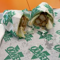 Korean BBQ wrap  at Oowee Vegan in Brighton