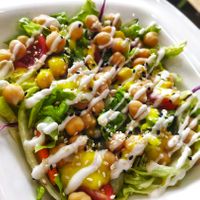 Chickpeas salad. Not interesting. at Saiva Kitchens in Petaling Jaya