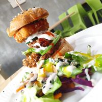 Vegan burger, tasty at Saiva Kitchens in Petaling Jaya