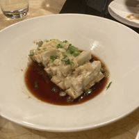 Delicious eggplant  at Wynn Hotel - Red 8 in Las Vegas