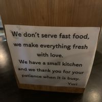 I’m happy to be patient for good food when it’s made fresh with love!  at Izakaya Ate in Noosa Heads