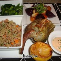 vegetable plate at Wynn Encore Hotel - Society Cafe in Las Vegas