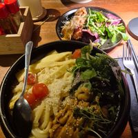 udon alfredo at Shisomen in Berlin