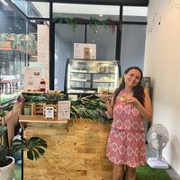 Definitely visit Veganissimo for heavenly tasting sweets and have the pleasure to meet Victoria! at Veganissimo - Maybe closed in Koh Samui