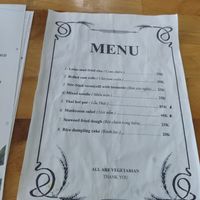 Menu at Quan Chay Buffet Lac Tam Vegan in Hue