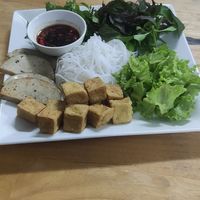 Bún Dau (So delicious 🤤) at Quan Chay Buffet Lac Tam Vegan in Hue